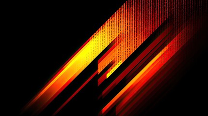 Blazing Lines of Fire and Radiant Light