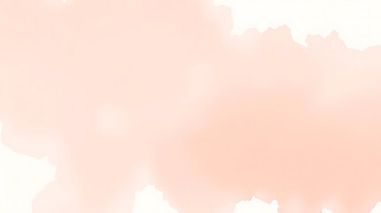 Elegant wedding invitation background, soft watercolor strokes in blush pink and peach, minimalist style, empty space for text, subtle texture of handmade paper, light and airy mood, pastel tones