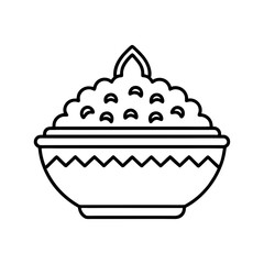 vector illustration of a cupcake