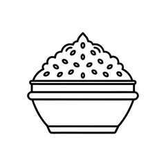 vector illustration of a cupcake