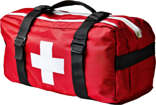 Red First-Aid Kit Bag