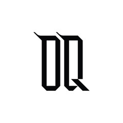 OQ monogram logo design letter text name symbol monochrome logotype alphabet character simple logo