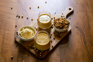 Sattu drink is a traditional, refreshing beverage made from roasted gram flour, often mixed with...