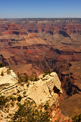 Hazy Day At The Grand Canyon Arizona