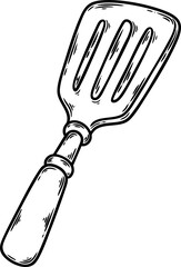 spatula hand drawn