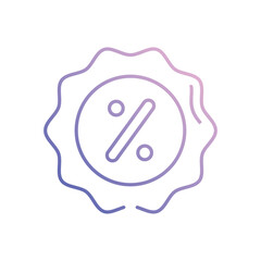 Discount  icon vector stock illustration