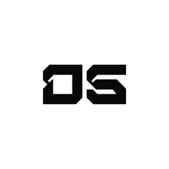 OS monogram logo design letter text name symbol monochrome logotype alphabet character simple logo