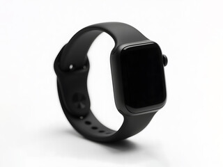 Sleek Wrist Tech: A close-up shot of a modern smartwatch, exuding contemporary design and technological sophistication. Captures the essence of wearable innovation.
