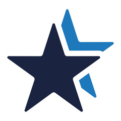 starfish icon blue