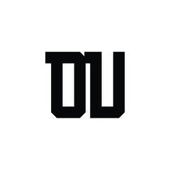 OU monogram logo design letter text name symbol monochrome logotype alphabet character simple logo
