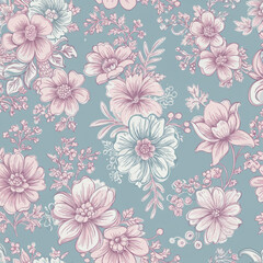 Obraz premium seamless floral pattern