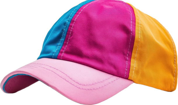 Colorful Baseball Cap Fashion Accessory