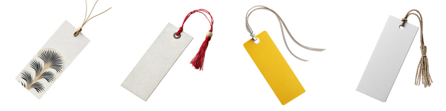 Creative, stylish bookmarks featuring unique designs and textures, showcasing vibrant colors and elegant tassels, ideal for book lovers and stationery enthusiasts.