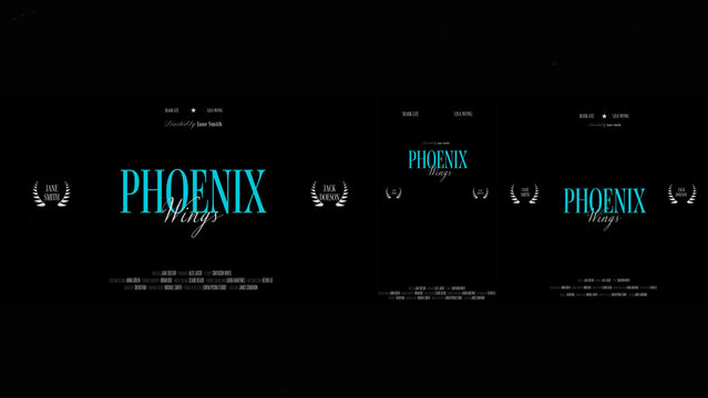 Cinematic Film Title Card, Movie Poster Typography Overlay 252 | Fully Modular Editable Layouts & Easy Text Animator Control to Create Custom Text Animations Without KeyFrames