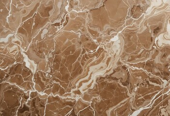 Fototapeta premium Rich Brown Marble Background in Cappuccino Tones