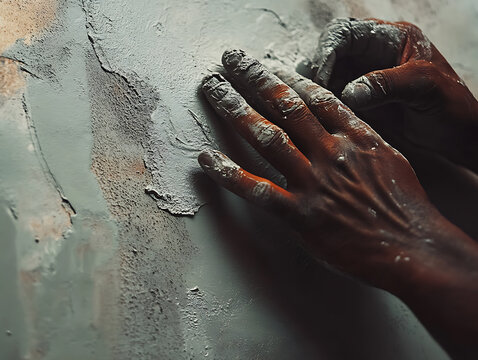 Hands Working with Clay