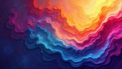 Fototapeta premium Vibrant abstract background with colorful swirls and textures , graphics, vibrant colors, lines