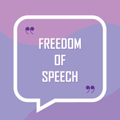 Freedom of Speech, human rights, free speak