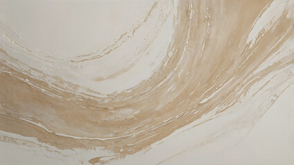 Minimal beige and white acrylic texture soft abstract hand painted background for modern design