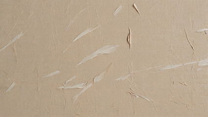 Minimal beige and white acrylic texture soft abstract hand painted background for modern design