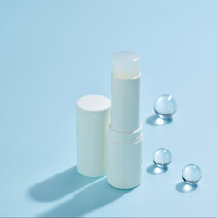 cosmetics placed in the sunlit space