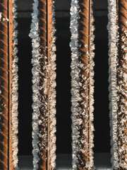 iron pipes froze from severe frost