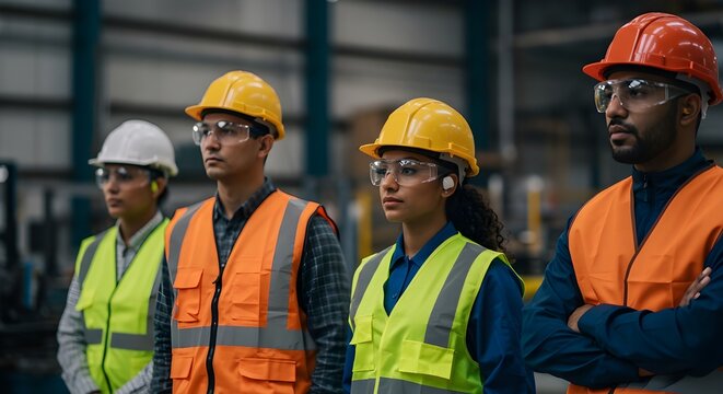 Equipo de ingenieros de calidad completa para el mantenimiento y la capacitaci&oacute;n de trabajadores de f&aacute;bricas industriales, talleres de almac&eacute;n para operadores de f&aacute;bricas, producci&oacute;n de equipos de ing