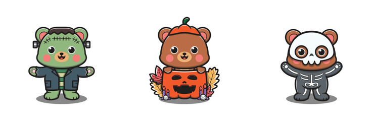 Set Halloween Icons