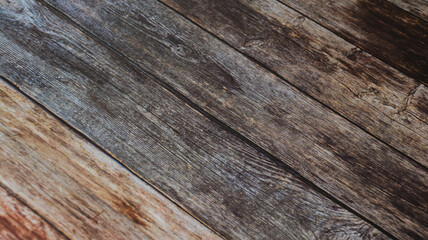 Fototapeta premium Wood texture background. Old wood pattern background. Closeup of grunge wooden texture background. Floor surface with knots and nail holes