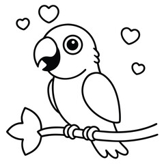 A Cute Cartoon Style Pig With Large Expressive Eyes