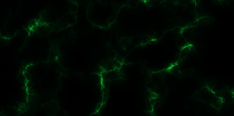 Green lightning bolt, abstract plasma background. Abstract lighting bolt. Illustration. Vector.	