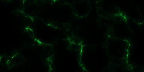 Green lightning bolt, abstract plasma background. Abstract lighting bolt. Illustration. Vector.	