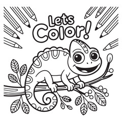 A Cute Cartoon Style Seahorse With Large Expressive Shape