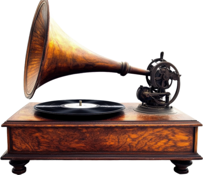 Vintage Gramophone Music Player
