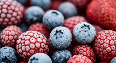 Frozen Berries Strawberry Blueberry Raspberry