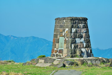 熊本県の阿蘇地方にある阿蘇山にて