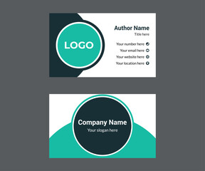 Professional business card design template