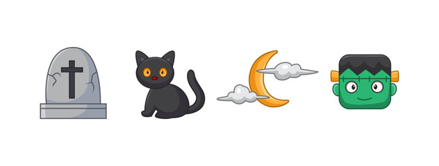 Set Halloween Icons
