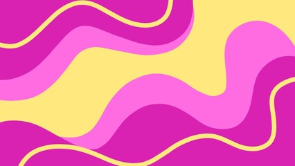 Cute pink and yellow abstract background
