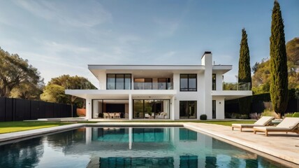 Fototapeta premium luxury swimming pool