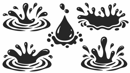 vector illustration of a splash of water