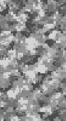 Fototapeta premium Digital Camo: Grayscale Pixel Art Texture