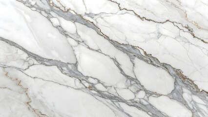 Obraz premium Luxurious white marble texture with gray veins for elegant backgrounds and designs