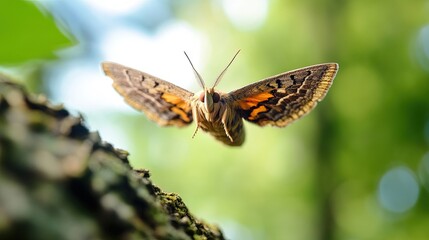 Fototapeta premium Natural habitat for moths.