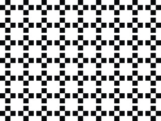 Fototapeta premium Minimal pixel square pattern in black and white. clean geometric backgrounds.