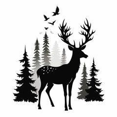 deer in the forest