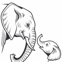 elephant vector illustration