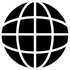 globe icon vector illustration
