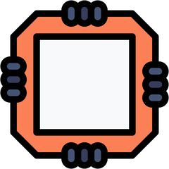 Vector Icon Frame, Ornament, Decoration, Photo Frame, Furniture And Household, Picture