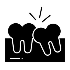 Wisdom Tooth glyph icon